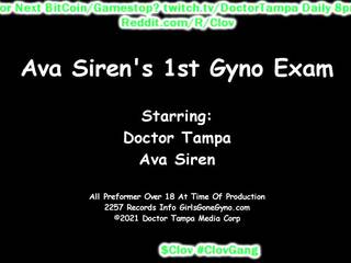 Clov Ava Siren's 1st Gyno Exam Ever is with MD Tampa | xHamster