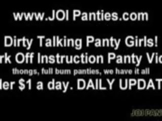 Let Me Kick off These Panties for You JOI: Free HD X rated movie f4