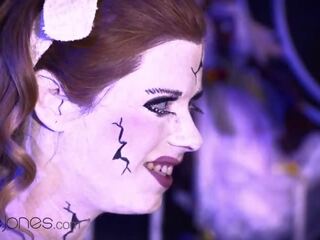 Dane Jones Czech goddess Crissy Fox Nightmare Doll Halloween Cosplay dirty video
