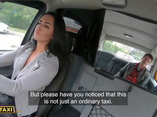 Female Fake Taxi Zuzu Sweet fucking a naked man in her taxi