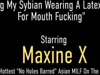 Kinky Big Boobed Asian Cougar Maxine X Rides Robot peter And Sucks Cock!