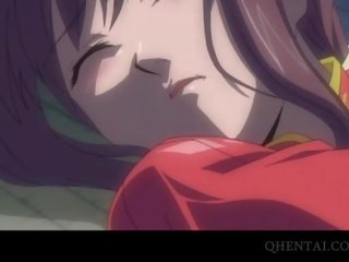 Little hentai schoolgirl fantasizing about an orgy