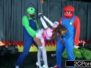Jerk That Joy Stick: fantastic Mario Bros Get Busy With Princess Brooklyn Chase
